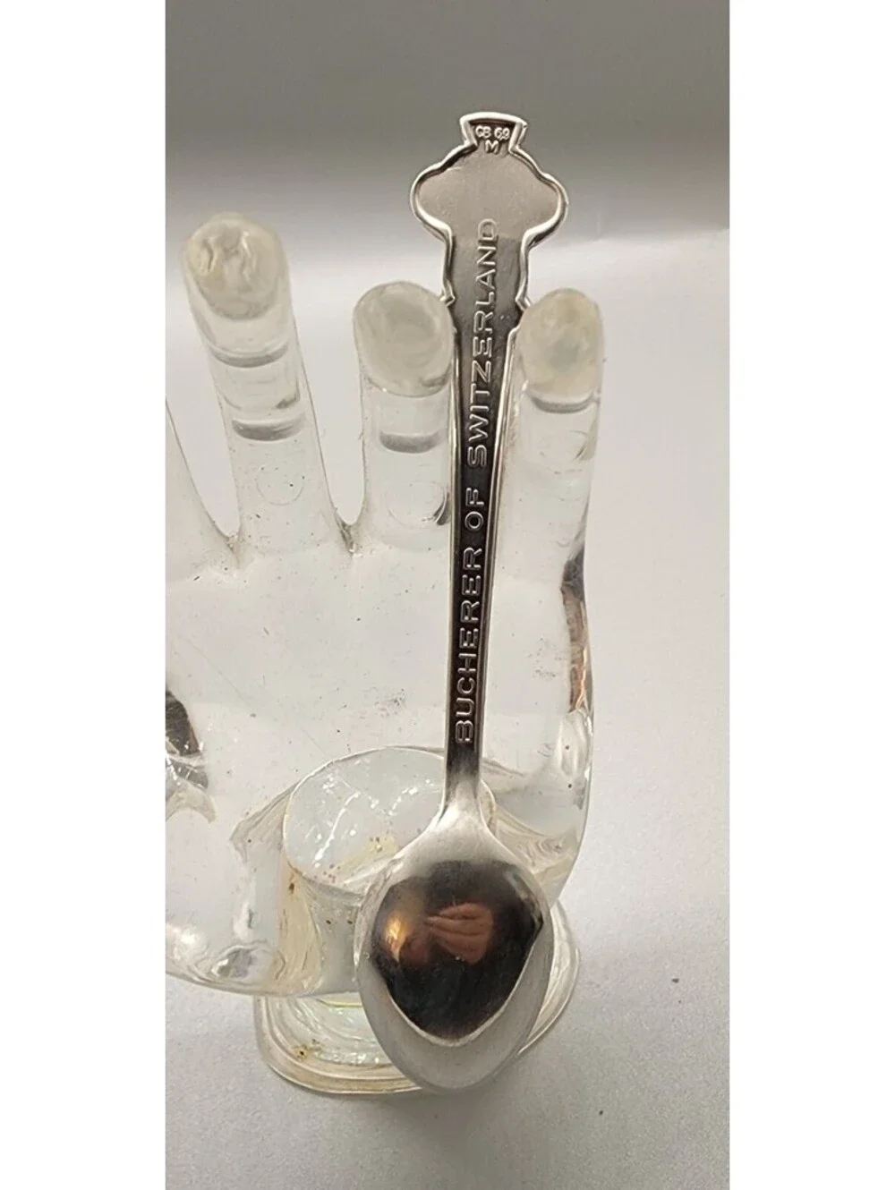 Vintage Rolex Bucherer of Switzerland Spoon (CB 69 M) w/ Lion, 4 1/4 inches